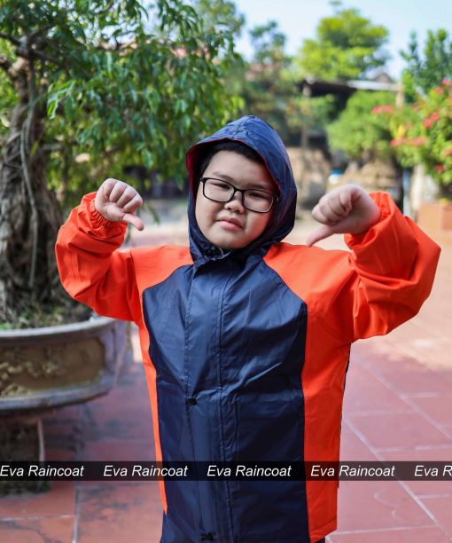 Áo mưa bộ 2 lớp cho bé