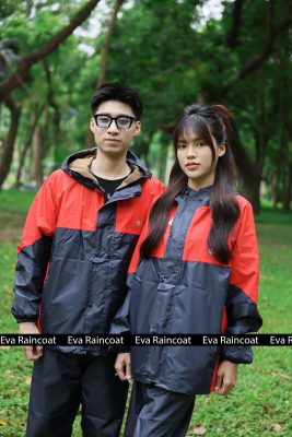Áo mưa bộ 2 lớp chống thấm chống gió lạnh A1 – Xanh Dương (Sao chép)
