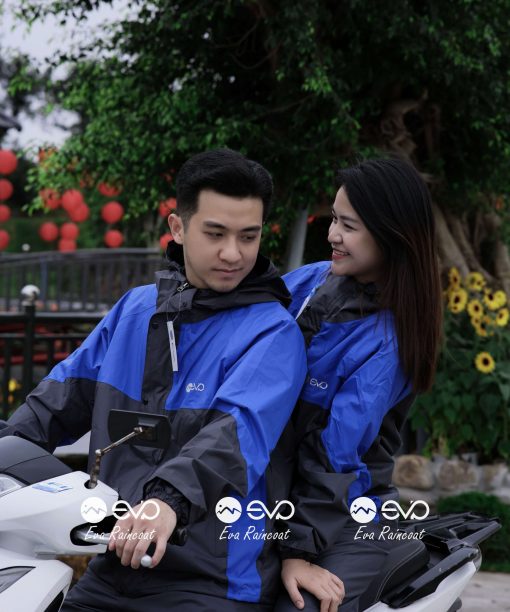 Áo Mưa Bộ 2 Lớp EVA Hàng Xuất Khẩu – Xanh lá neon (Lime Green), Form Gọn Đi Xe Máy (Sao chép)